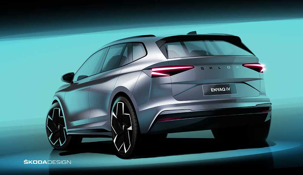 Elektro SUV Skoda macht mit dem Enyaq iV beim Design den nächsten