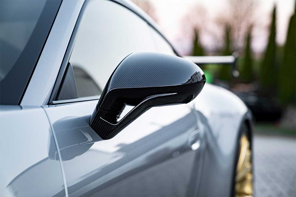 Sportliche Kohlefaser-Upgrades für die 911 Modelle: Techart Sichtcarbon für  Außenspiegel und Endrohre. - MOTORMOBILES