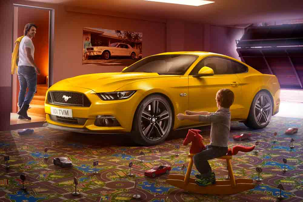 The new Ford Mustang 2015  