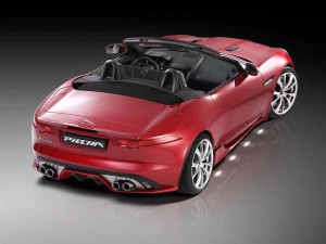 Piecha Design: Jaguar F-Type-V8-Cabrio-Heck-Aufsicht