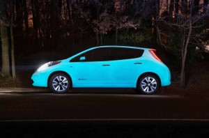 Nissan bringt den Leaf zum Leuchten